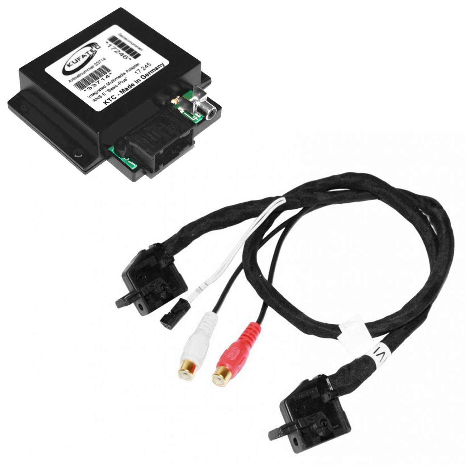 Original Kufatec Multimedia Adapter DVD DVB-T für Navi Radio VW Audi MFD 2 RNS 2 Original Kufatec Multimedia Adapter DVD DVB-T für Navi Radio VW Audi MFD 2 RNS 2 von Kufatec