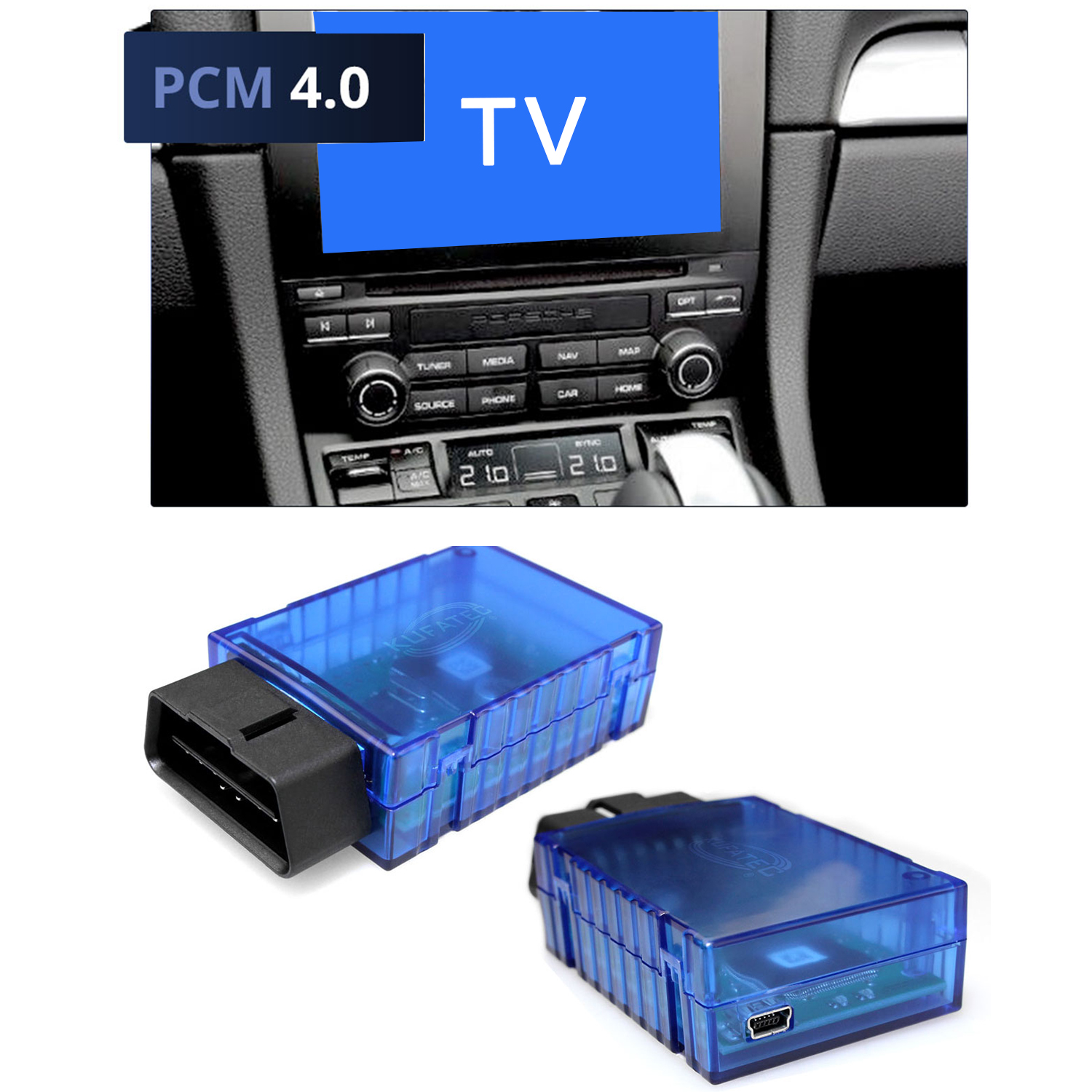 Original Kufatec TV DVD Bild Free Freischaltung für Porsche Navi Radio PCM 4.0 Original Kufatec TV DVD Bild Free Freischaltung für Porsche Navi Radio PCM 4.0 von KUFATEC GmbH & Co. KG