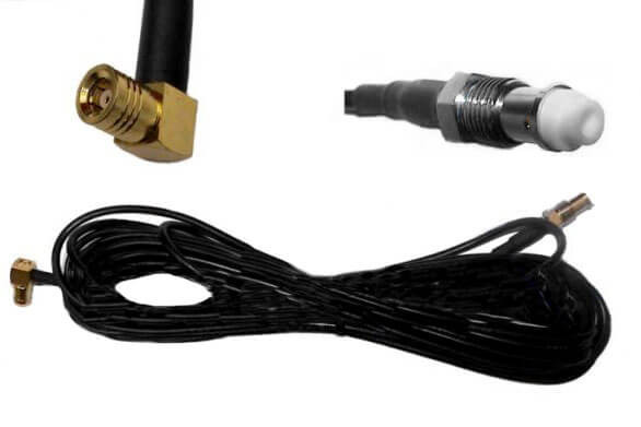 Original Kufatec Triplex Verlängerung Kabel Navi GPS FME auf SMB für VW / Audi von KUFATEC GmbH & Co. KG