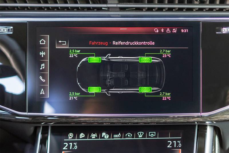 Reifendruck-Kontrollsystem (RDK) für Audi Q8 4M von KUFATEC GmbH & Co. KG