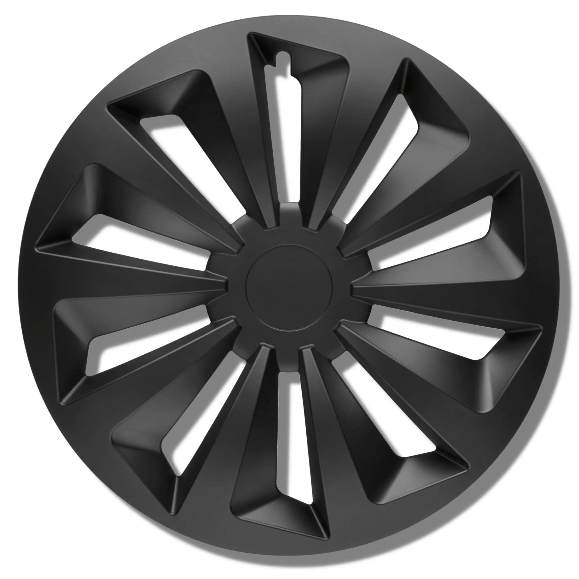 Radkappen 16 Zoll - Schwarze Radzierblenden 4 Stück 13-16 Zoll - The Rock Radblenden für die meisten Automarken und Stahlfelgen - Zierkappen in Schwarz oder Silber - Felgenabdeckung für Autofelgen Radkappen 16 Zoll - Schwarze Radzierblenden 4 Stück 13-16 Zoll - The Rock Radblenden für die meisten Automarken und Stahlfelgen - Zierkappen in Schwarz oder Silber - Felgenabdeckung für Autofelgen von Kuglo