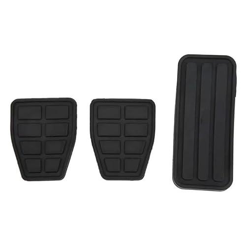 Auto-Pedale-Abdeckung 3 * Set Bremse Kupplung Beschleuniger Gaspedal Pad Gummi Auto Für VW Für Transporter Für T4 Für Golf Für Jetta Für MK2 171721647 Auto Fußpedalabdeckung von Kuiofek