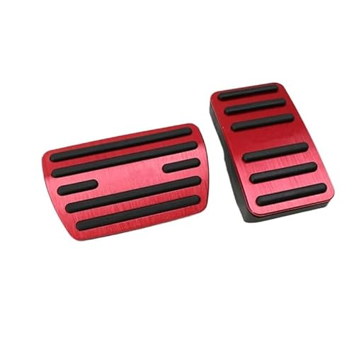 Auto-Pedale-Abdeckung Aluminium-Auto-Beschleuniger-Bremspedalabdeckung Anti-Rutsch-Pads Fallzubehör Für Accord 2018-2020 2021 2022 2023 2024 Auto Fußpedalabdeckung(2*Red) von Kuiofek