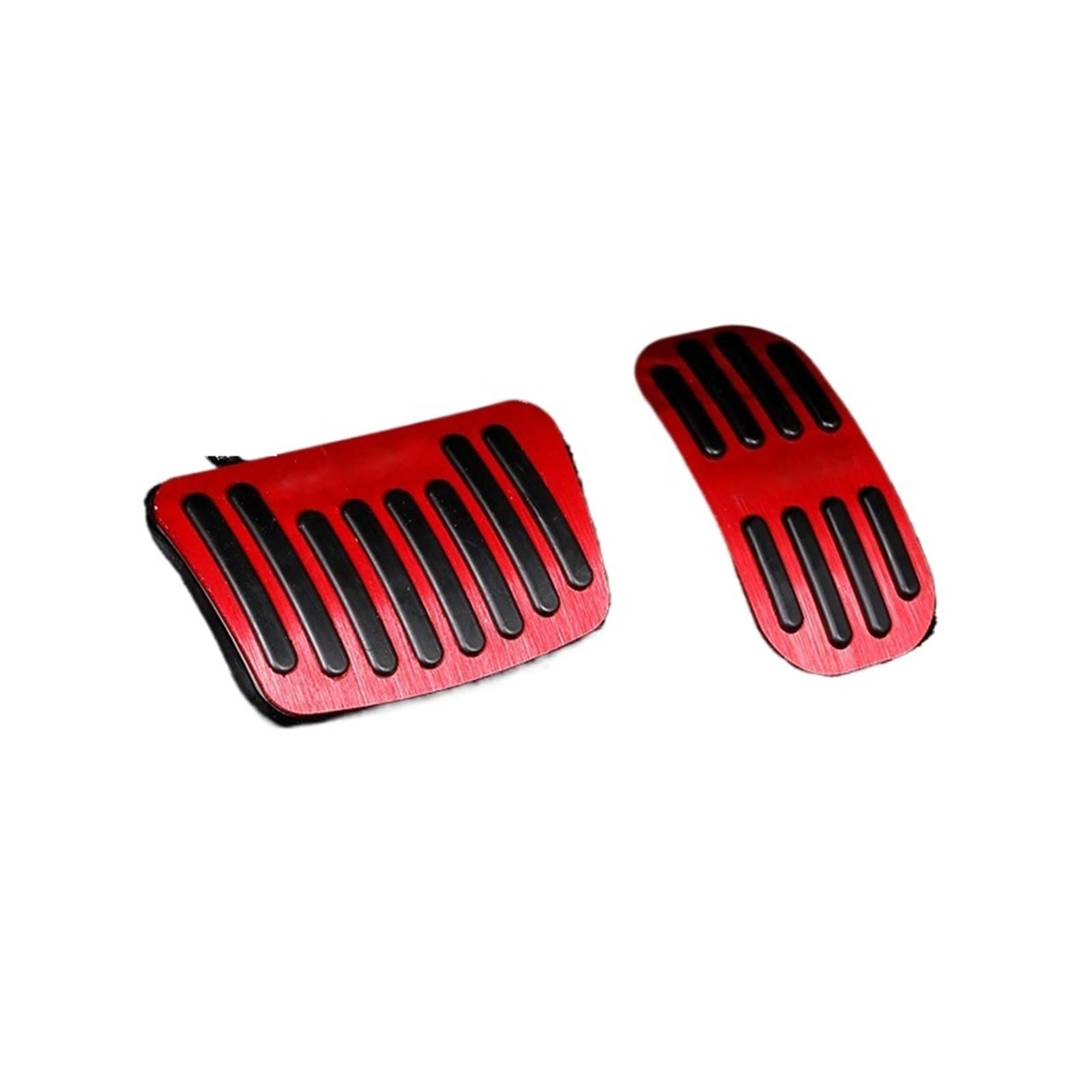 Auto-Pedale-Abdeckung Aluminium-Auto-Gaspedal-Bremspedal-Abdeckung Anti-Rutsch-Pads Schutz Für Toyota Für Yaris Für Cross 2020-2024 Auto Fußpedalabdeckung(Red) von Kuiofek