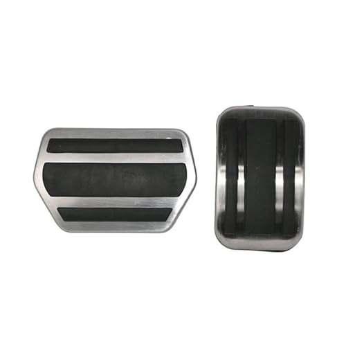 Auto-Pedale-Abdeckung Aluminium-Auto-Kraftstoff-Gaspedal-Bremspedal-Abdeckung Anti-Rutsch-Pads Gehäuseschutz Für Peugeot Für 3008 Für 5008 2016-2018 Auto Fußpedalabdeckung(at 2*) von Kuiofek