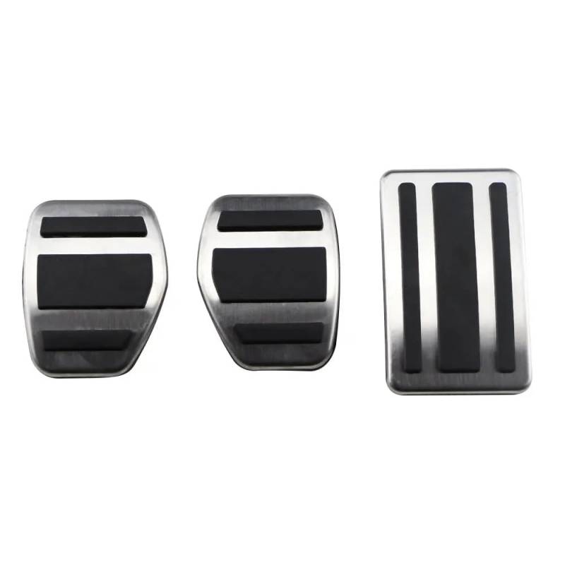 Auto-Pedale-Abdeckung Autopedale Für Peugeot Für 508 Für Citroen Für C5 2012-2014 Für C6 at/MT Edelstahl Gaspedal Kupplung Bremspedalabdeckung Auto Fußpedalabdeckung(3*MT) von Kuiofek