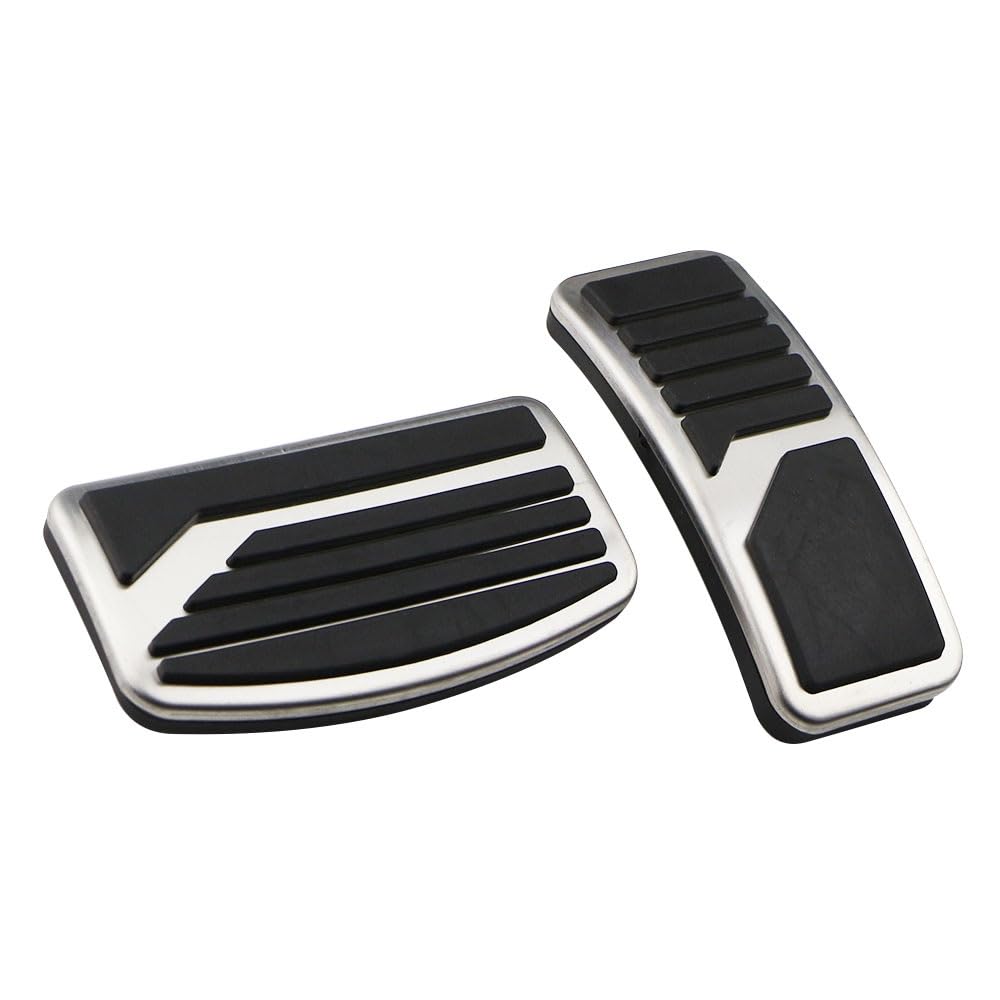 Auto-Pedale-Abdeckung Edelstahl Auto Pedal Schutz Abdeckung Für Mitsubishi Für L200 2015-2021 at/MT Auto Pedale Protector Auto Fußpedalabdeckung(at 2*) von Kuiofek