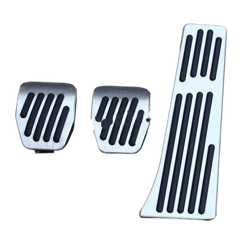 Auto-Pedale-Abdeckung LHD Aluminium Manuelle Gas Bremse Kupplung Pedal Pad Abdeckungen Kit Für 3/5 Serie Für X3 Für Z4 Für E89 Für E92 Für F07 Für F10 Auto Fußpedalabdeckung von Kuiofek