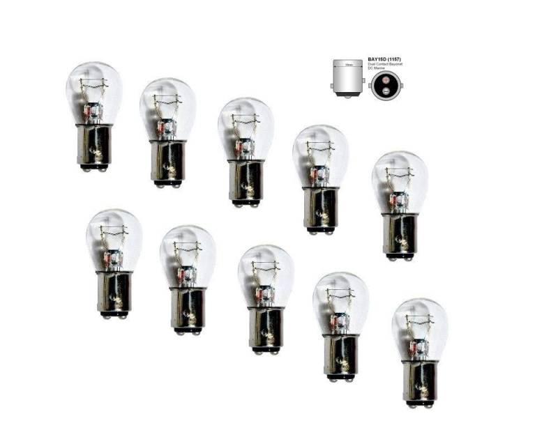 10x Kummert Business BAY15D P21W/5W 12V 21 Watt 5 Watt Bremslicht Rücklicht Halogenlampe Glühlampe von Kummert Business