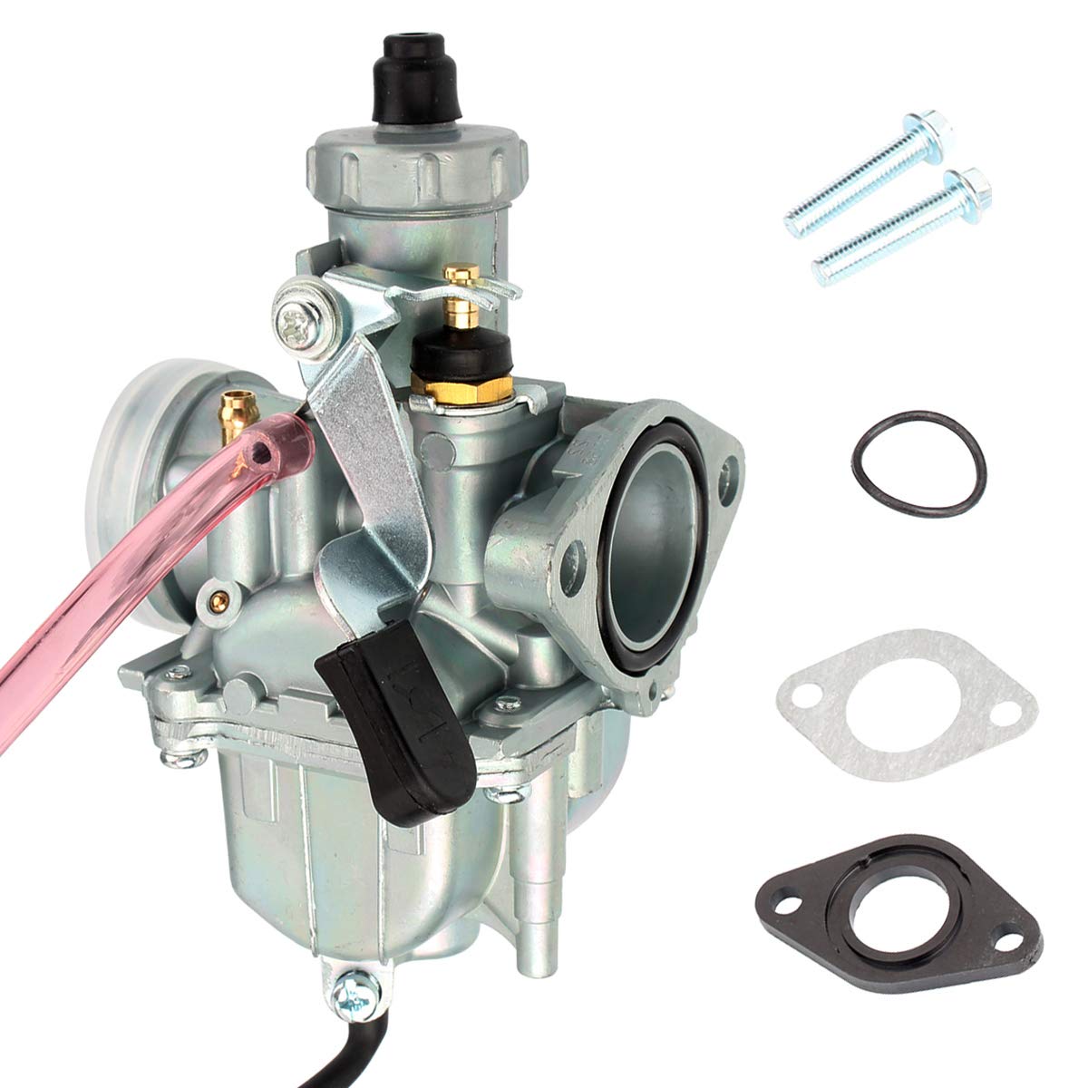 Kurihina Kompatibel mit 110 cc VM22 26 mm Vergaser, passend für Mikuni Ansaugrohr Pit Dirt Bike 110 cc 125 cc 140 cc Lifan YX Zongshen Pit Dirt Bike XR50 BBR Apollo Thumpstar Braaap Atomic DHZ SSR Kurihina Kompatibel mit 110 cc VM22 26 mm Vergaser, passend für Mikuni Ansaugrohr Pit Dirt Bike 110 cc 125 cc 140 cc Lifan YX Zongshen Pit Dirt Bike XR50 BBR Apollo Thumpstar Braaap Atomic DHZ SSR von Kurihina