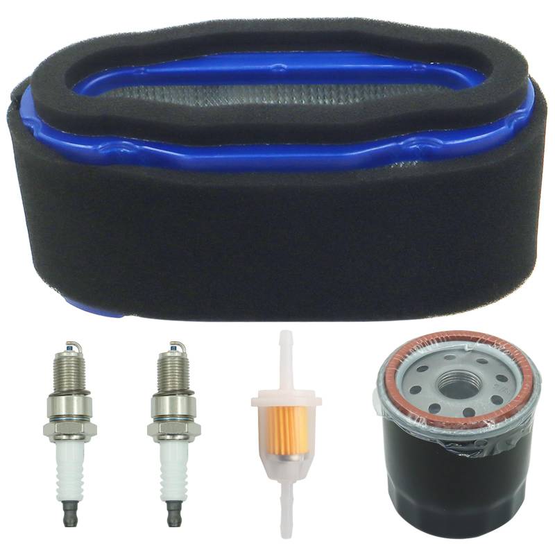 Kurihina Kompatibel mit 11029-7012 Luftfilterelement mit 49065-7010 Ölfilter Passend für Kawasaki FH601V FH661V FH680V 4-Takt-Motor von Kurihina
