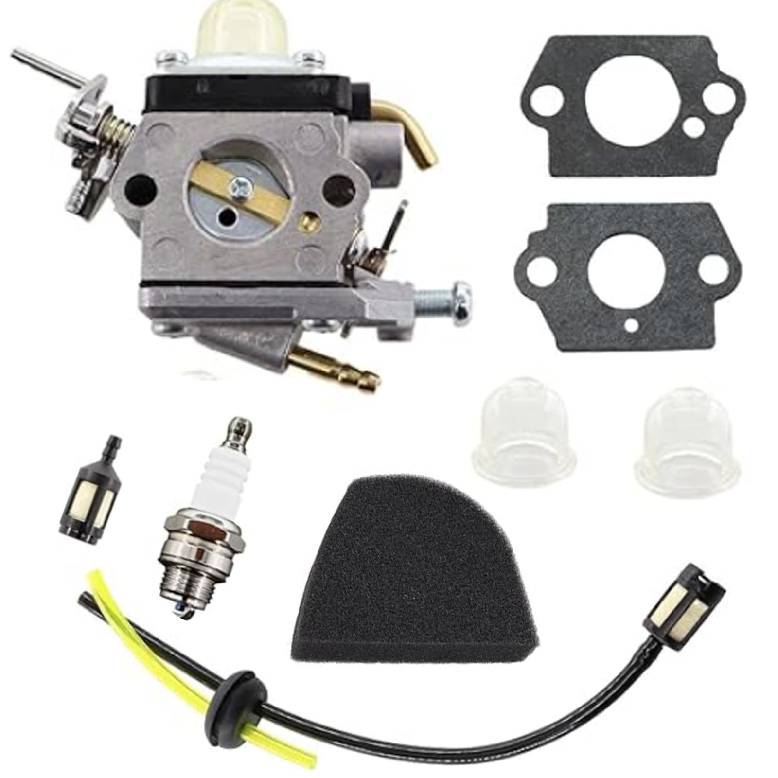 Kurihina Kompatibel mit 129LDX Vergaser Ersatz für Husqvarna Jonsered 129LK 129R 129DJX 129RJ 129C Vergaser Kurihina Kompatibel mit 129LDX Vergaser Ersatz für Husqvarna Jonsered 129LK 129R 129DJX 129RJ 129C Vergaser von Kurihina