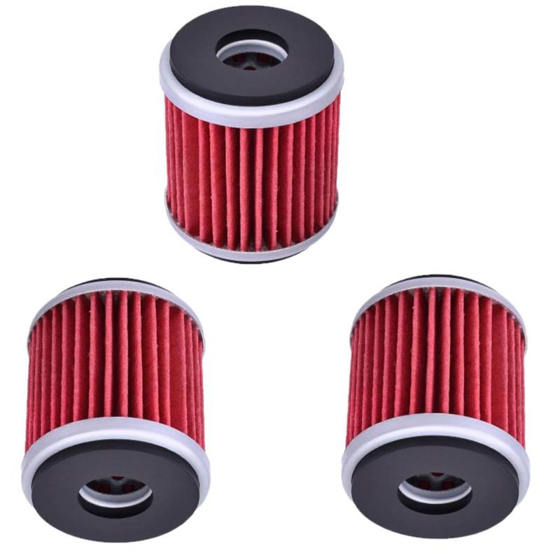 Kurihina Kompatibel mit 140 Ölfilter für Yamaha 250 YFZ450 YFZ450R YZ250F YZ250FX ABS WR250 F/R/X KN-140 WR450F YZ450F YZ450FX YZF-R125 von Kurihina