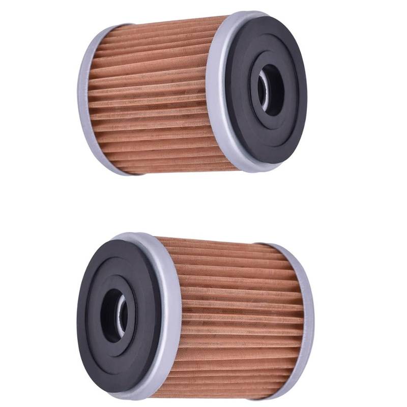 Kurihina Kompatibel mit 2PK 1UY-13440-01-00 Ölfilter für Yamaha 1UY-13440-02-00 YFM350R YFP350 YFM350X YFM350FW YFM350FX YFM400FW YFM400 TTR250 YZ250F YZ400F YZ426F WR426F WR400F WR250F von Kurihina