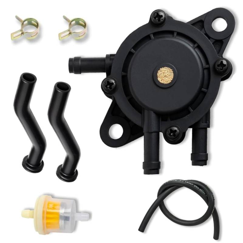Kurihina Kompatibel mit 596163 Vakuumschlauch & 808656 Kraftstoffpumpe – Ersatz für Briggs & Stratton Honda Yamaha John Deere Rasenmähertraktor mit kleinem Motor von Kurihina