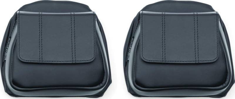 Kuryakyn 5208 Untere Verkleidung Türtaschen mit Magnetverschluss für Harley-Davidson Motorräder 2014-19, schwarz, 1 Paar, L/XL von Kuryakyn