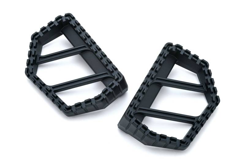 Kuryakyn Motorrad Fußsteuerungskomponente RIOT Mini Board Dielen ohne Adapter Satin Schwarz 1 Paar 3597 von Kuryakyn