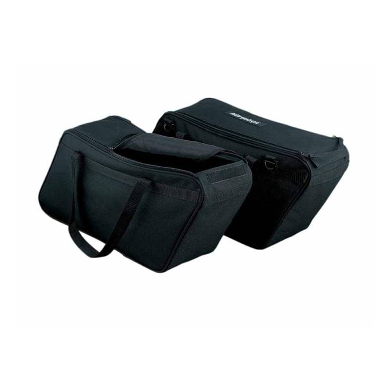 Kuryakyn 4170 Motorrad Reisegepäck: abnehmbare Satteltasche Auskleidung mit Tragegriffen und abnehmbaren Schultergurten, schwarz, 1 Paar von Kuryakyn