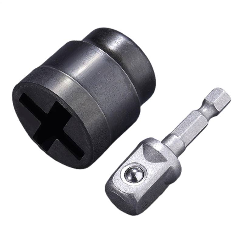 Kustimantu Scherenwagenheber Bohr Adapter - Scherenwagenheber Stabilisator Steckhülse | Hochleistungs Bohrgerät Aufsatz, Auto Reparatur Zubehör für Werkstatt Garage von Kustimantu