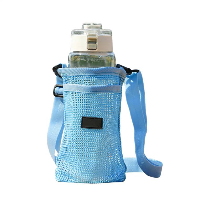 Kustimantu Trinkflasche Tragetasche - Flaschenhaltertasche Umhängetasche - Tragbarer Wasserdichter Verstellbarer Robuster Stilvoller Flaschenhalter Für Picknick Festival Radfahren Training von Kustimantu