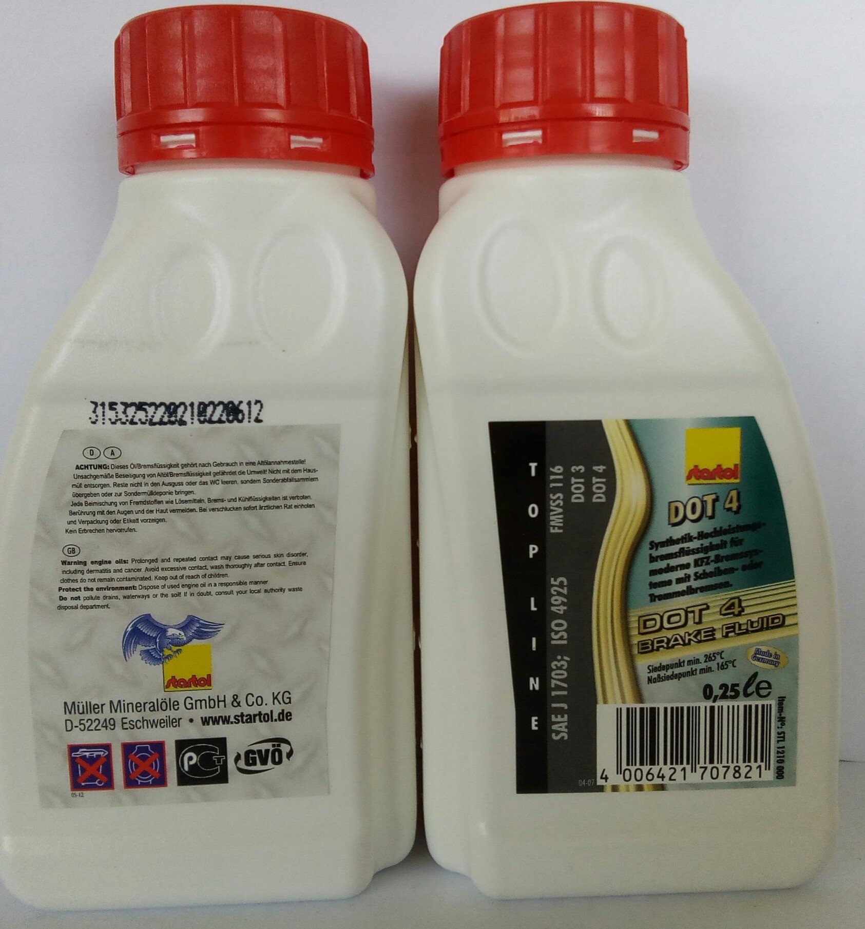 Kuttenkeuler DOT 4 Bremsflüssigkeit Flasche 250 ml Kuttenkeuler DOT 4 Bremsflüssigkeit Flasche 250 ml von Kuttenkeuler