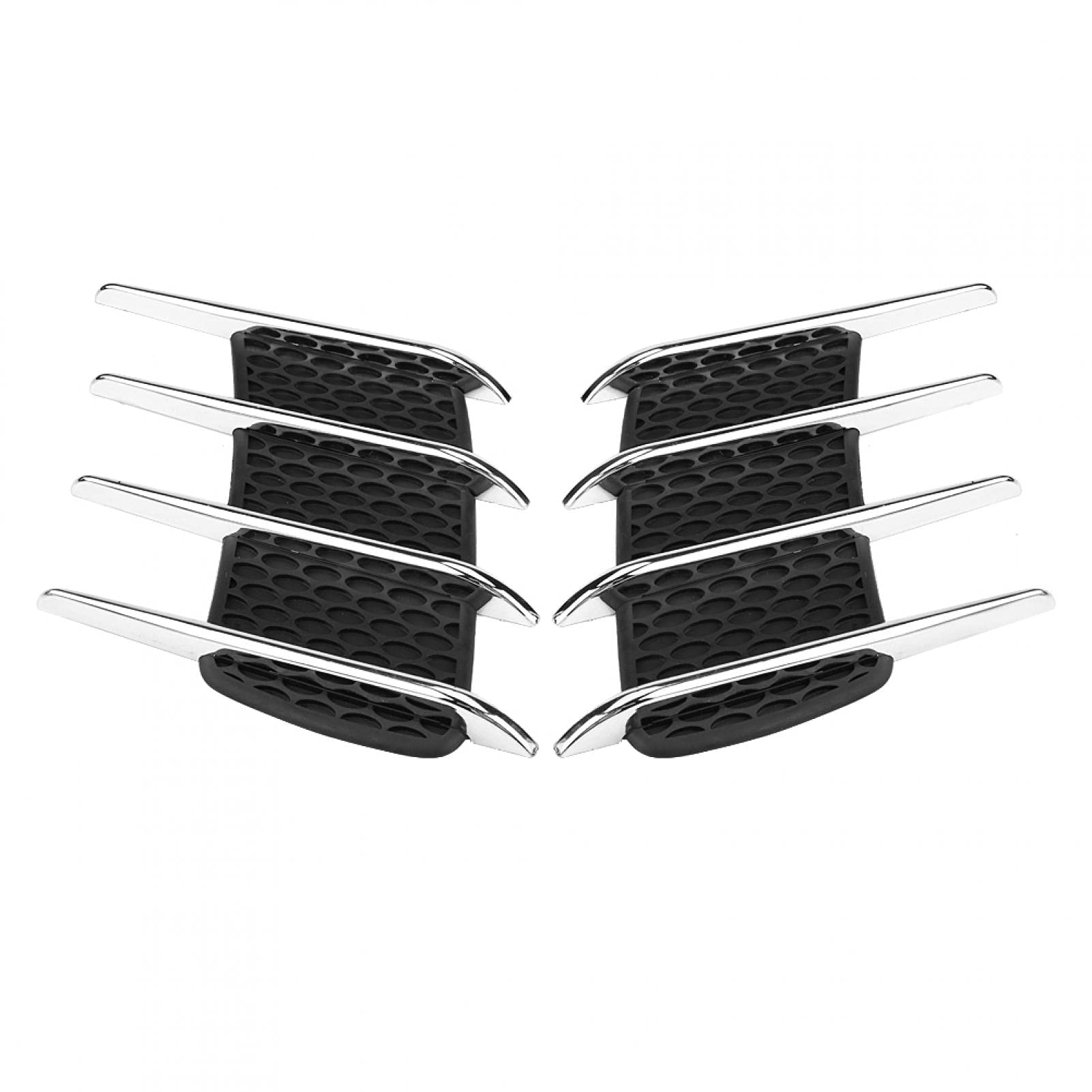 Kuuleyn Automotive Air Vent Cover, Air Flow Cover, Paar Autoaußenhauben-Seitenlufteinlassöffnung Shark Gills Outlet Dekorativer Zieraufkleber Kuuleyn Automotive Air Vent Cover, Air Flow Cover, Paar Autoaußenhauben-Seitenlufteinlassöffnung Shark Gills Outlet Dekorativer Zieraufkleber von Kuuleyn