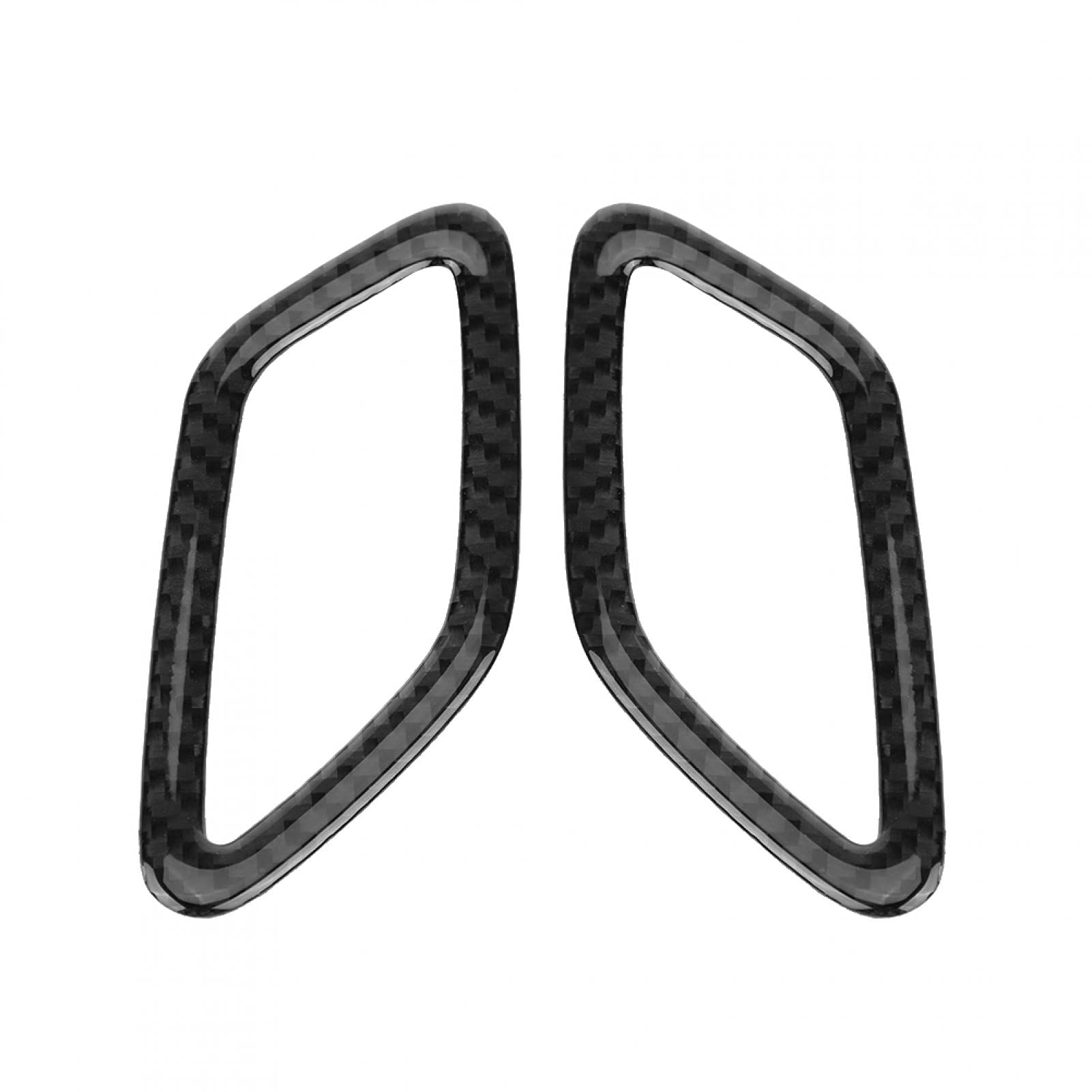 Air Vent Cover Trim, 2Pcs Kohlefaser Armaturenbrett Outlet Cover Fit für Mercedes A Klasse CLA GLA W169 W117(Klassischer Stil) von Kuuleyn