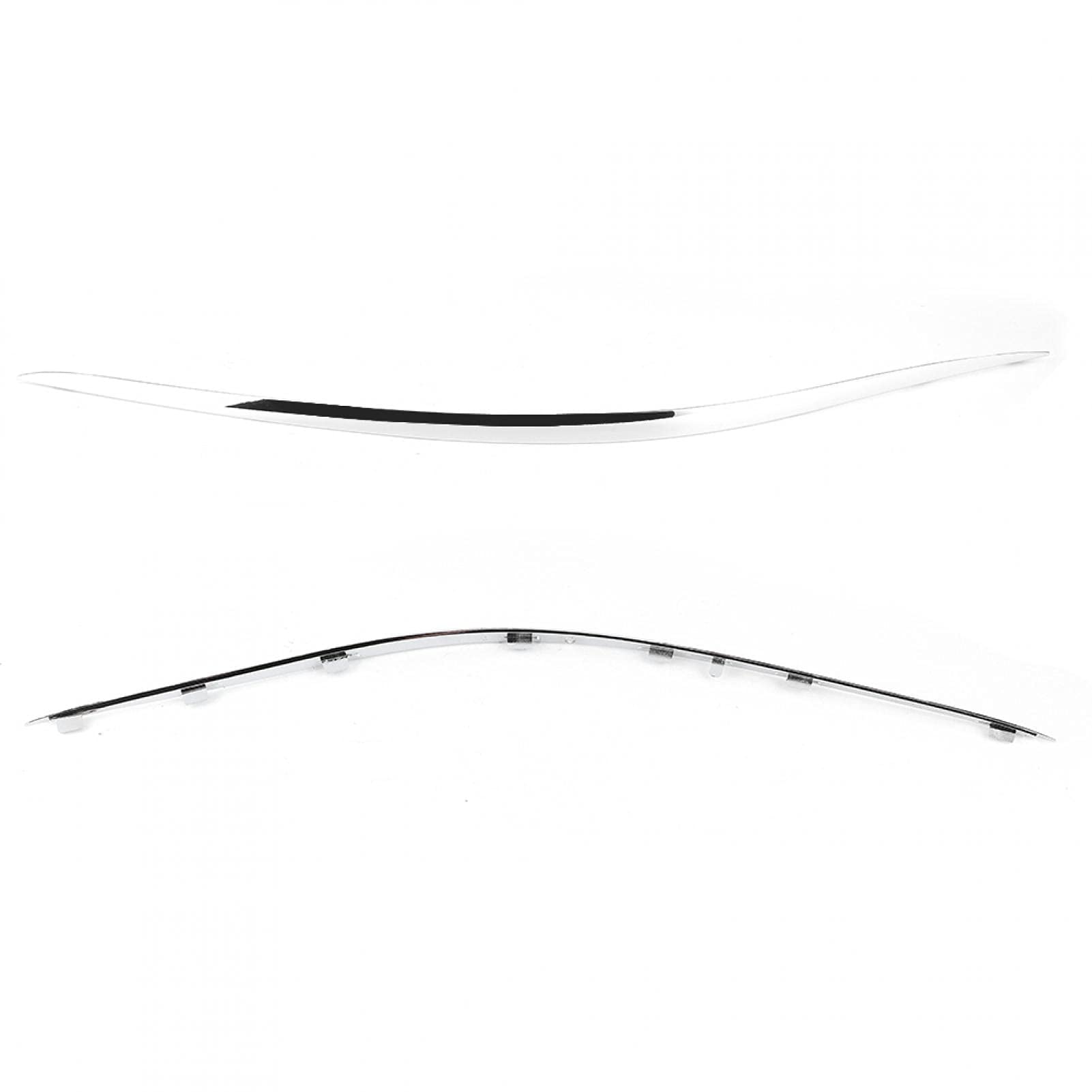 Frontstoßstange Chromleiste, Frontstoßstange Zierleiste Chromleiste Passend für W211 E-Klasse E320 E350 E550 E63 AMG(Right 2118852421) von Kuuleyn