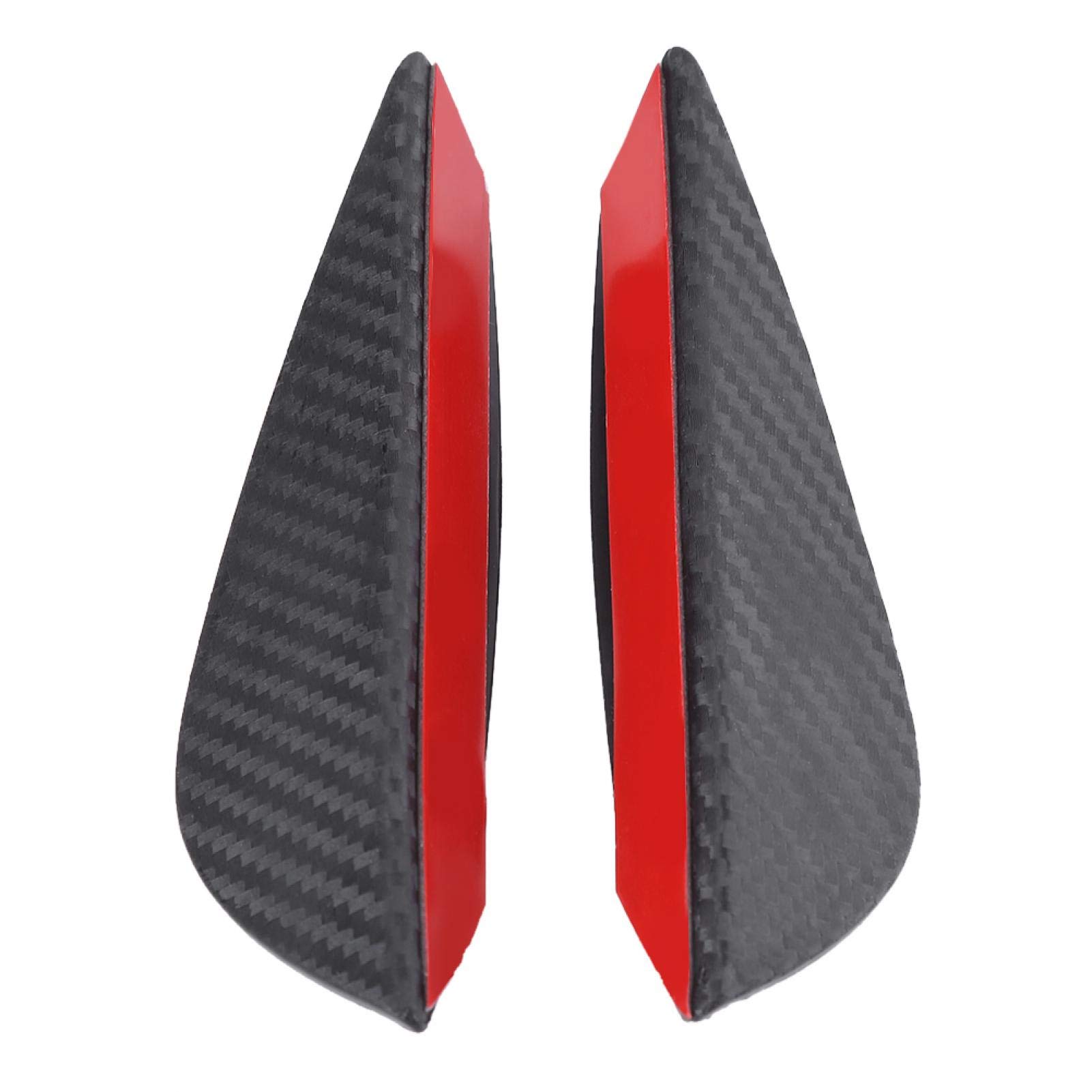 Frontstoßstange Flossen, Autoflosse, 4 Stück Universal ABS Kohlefaser Auto Frontstoßstange Flossen Lip Spoiler Canards Trim Kit Frontstoßstange Flossen, Autoflosse, 4 Stück Universal ABS Kohlefaser Auto Frontstoßstange Flossen Lip Spoiler Canards Trim Kit von Kuuleyn