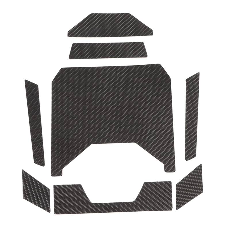 Kuuleyn Armlehre Speicherbox, Mittelkonsolen Organisierungsschale, Center Console Storage Box Deckabdeckung Carbonfasermaterial Austausch für RZR Pro XP 2021+ von Kuuleyn