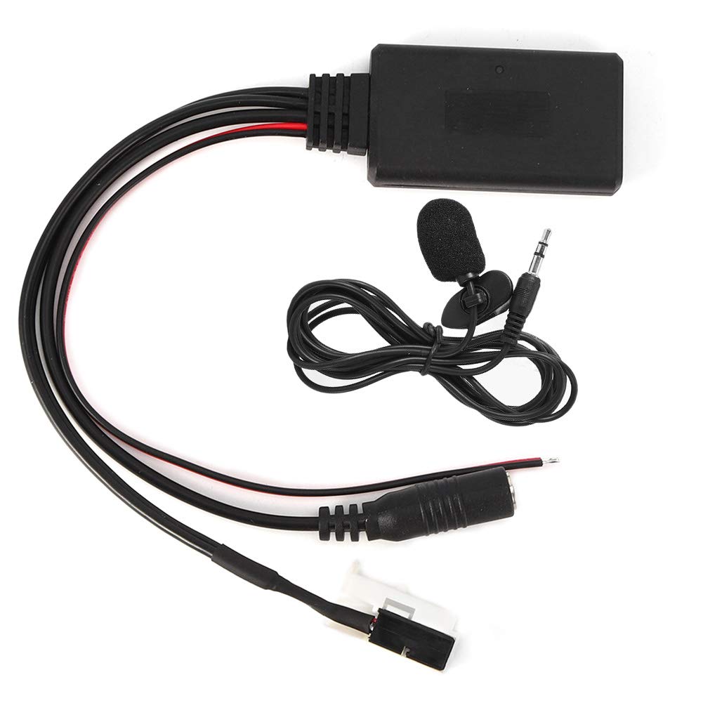 Kuuleyn Bluetooth Audio Adapter, Auto Bluetooth Audio MP3 Kabeladapter mit Mikrofon Kit Passend für W169 W221 von Kuuleyn