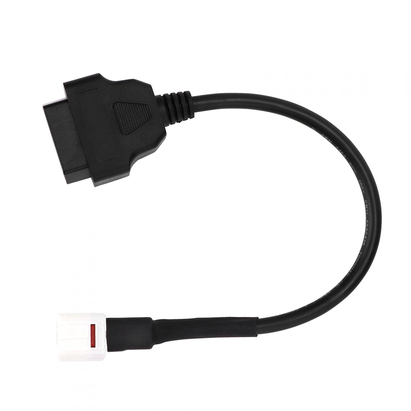 Motorrad-Scanner-Kabel, 4-polig auf OBD2-Diagnose-Adapter-Anschluss Fehlercodeleser Motorrad-Scanner-Diagnosekabel Fit für Yamaha Motorrad-Scanner-Kabel, 4-polig auf OBD2-Diagnose-Adapter-Anschluss Fehlercodeleser Motorrad-Scanner-Diagnosekabel Fit für Yamaha von Kuuleyn