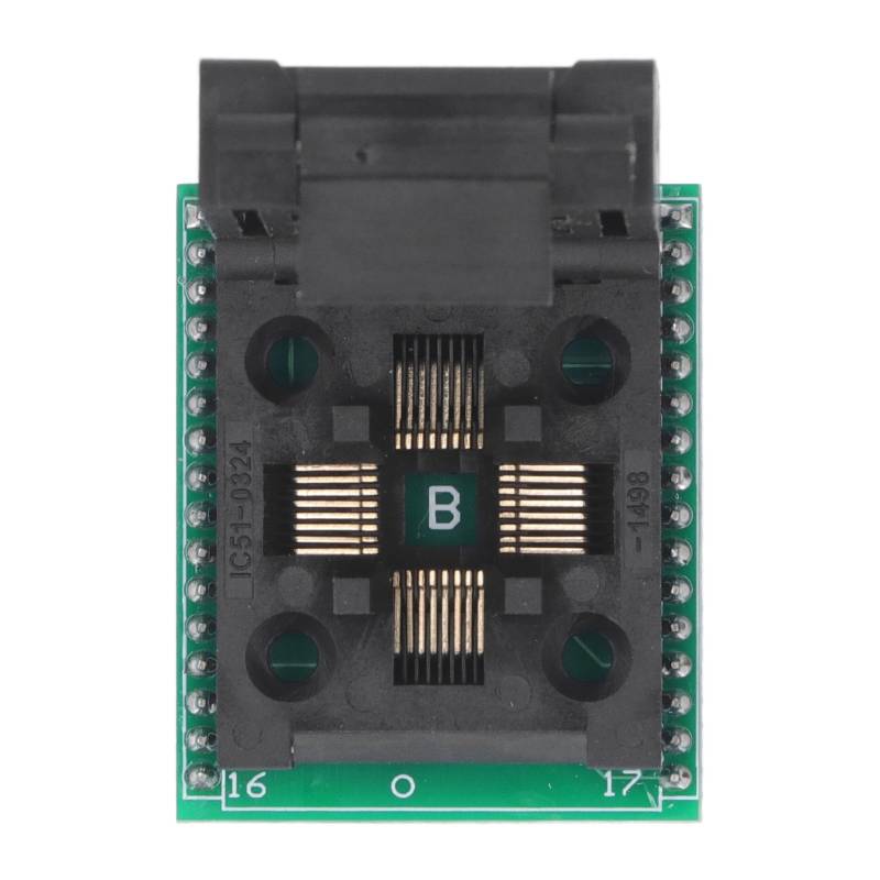 Qfp32 To Dip32 Converter Kuuleyn Tqfp32 Qfp32 To Dip32 Programming Socket Pcb 2.54mm Pin Pitch Test Socket For Diy von Kuuleyn