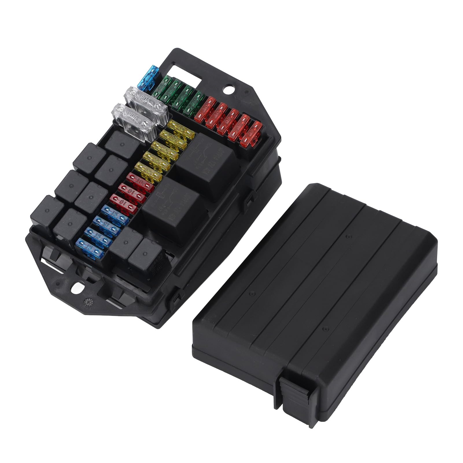 Relay Box Plug in Relay Box Kuuleyn Relay Box Kit 2pcs 5 Pin Relais 9pcs 4 Pin Relais 24 PCS Blade S mit Crimp -Terminals für Autoboot Relay Box Plug in Relay Box Kuuleyn Relay Box Kit 2pcs 5 Pin Relais 9pcs 4 Pin Relais 24 PCS Blade S mit Crimp -Terminals für Autoboot von Kuuleyn
