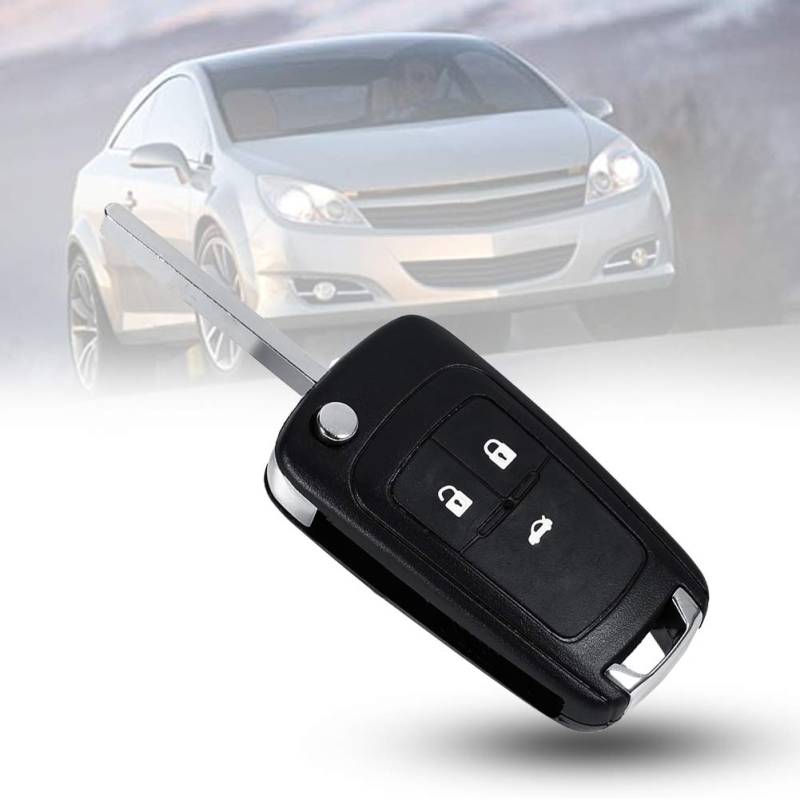 Tasten Key Shell, Flip Folding Remote 3 Tasten Key Fob Shell Case Passend für Opel Zafira Astra Insignia Holden von Kuuleyn