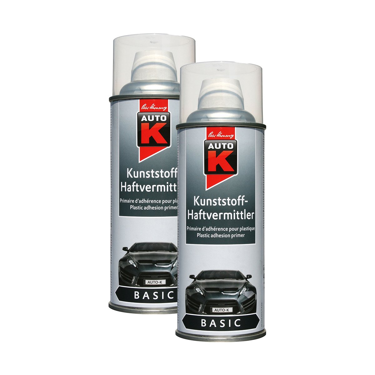 KWASNY 2X 233 055 Auto-K Basic Kunststoff-Haftvermittler Transparent 400ml von Kwasny