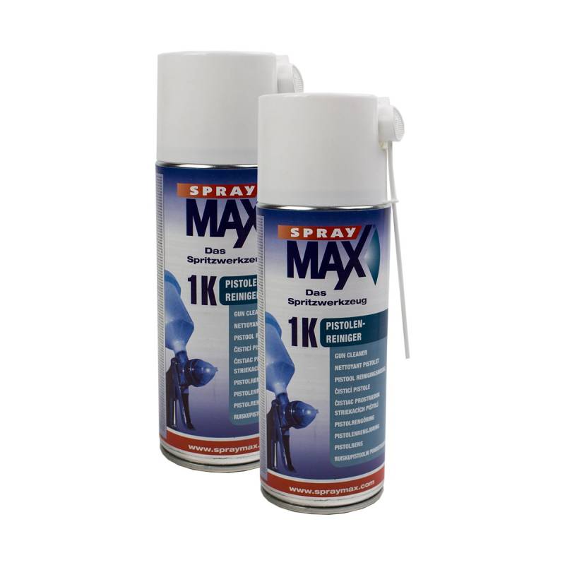 KWASNY 2X 680 095 SPRAYMAX Pistolen-Reiniger transparent Lackierpistole 400ml von Kwasny