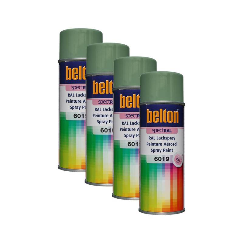 Kwasny 4X 324 114 Belton Spectral Lackspray RAL 6019 weißgrün Hochglanz 400ml von Kwasny