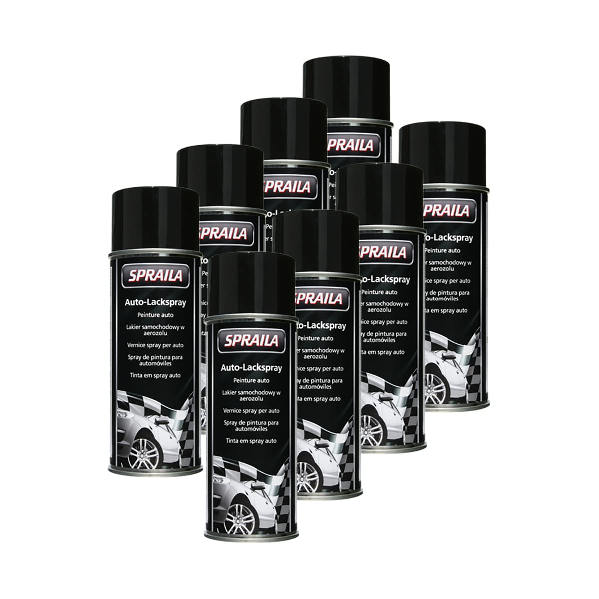 Kwasny 8X 300 921 Auto-K SPRAILA Spraila Lackspray Schwarz Matt 500ml Kwasny 8X 300 921 Auto-K SPRAILA Spraila Lackspray Schwarz Matt 500ml von Kwasny
