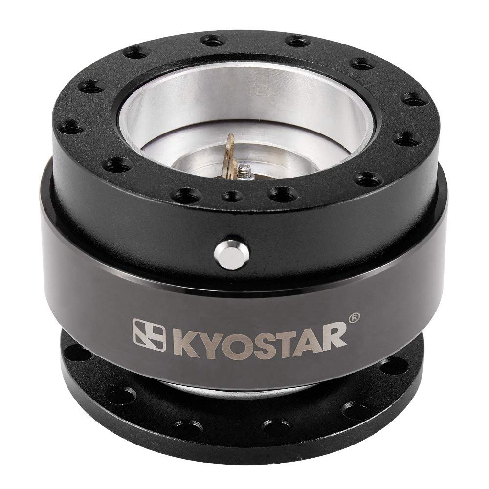 Kyostar Titanium Lenkrad Quick Release Aluminium Nabe Adapter Boss Kit (Black) von Kyostar