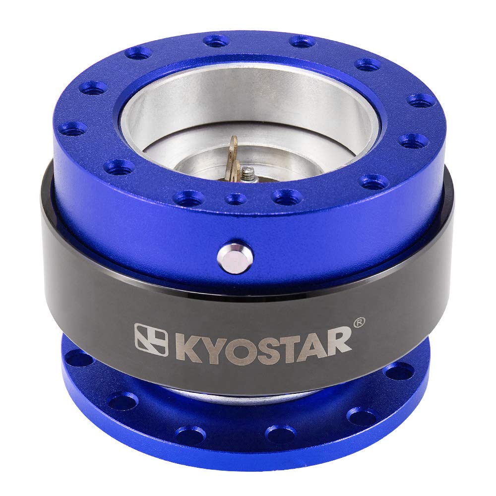 Kyostar Titanium Lenkrad Quick Release Aluminium Nabe Adapter Boss Kit (Blue) von Kyostar
