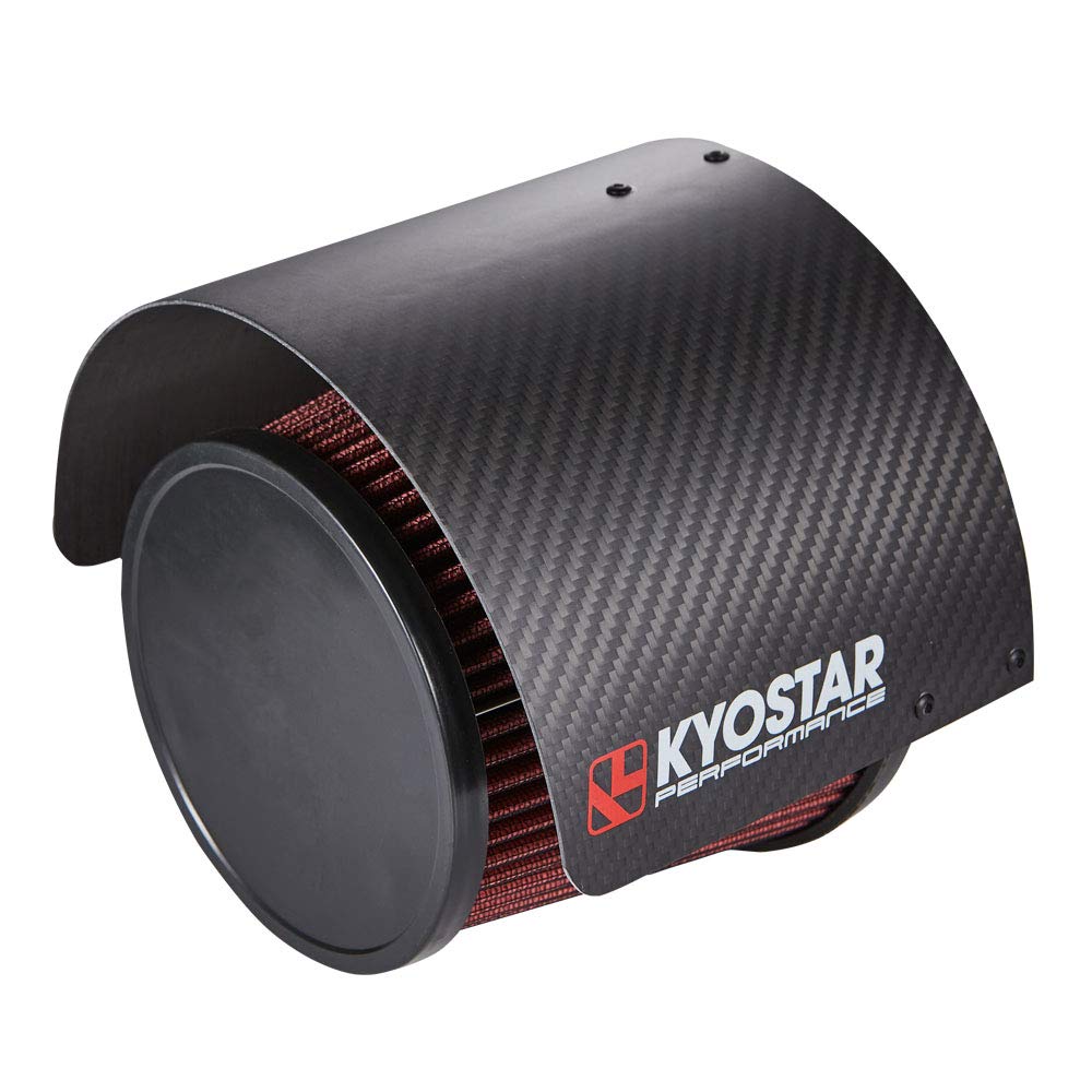 Kyostar Universal 100% echte Kohlefaser Luftfilter Hitzeschild Abdeckung Verbrennung Lufteinlass Filter Abdeckung für 2,5-3,5 Zoll Kegelfilter Kyostar Universal 100% echte Kohlefaser Luftfilter Hitzeschild Abdeckung Verbrennung Lufteinlass Filter Abdeckung für 2,5-3,5 Zoll Kegelfilter von Kyostar