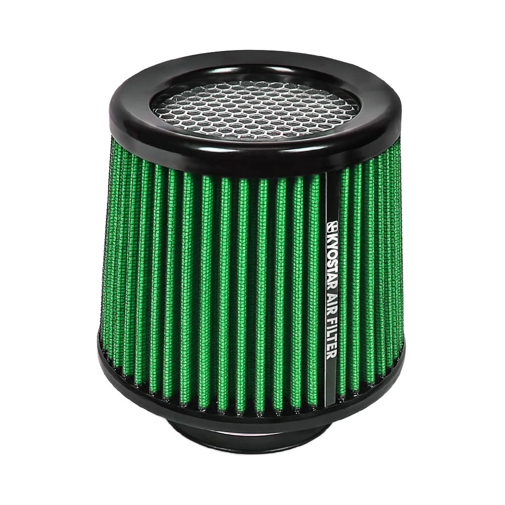 Kyostar Universal Green 3 Inch 76mm Lufteinlass Kegel Filter Ersatz Qualität Trockener Luftfilter Kyostar Universal Green 3 Inch 76mm Lufteinlass Kegel Filter Ersatz Qualität Trockener Luftfilter von Kyostar