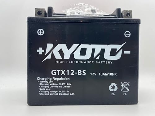 Kyoto Batterie GTX12-BS Ersatzakku für Kymco MXU 50 2006-2010 von Kyoto