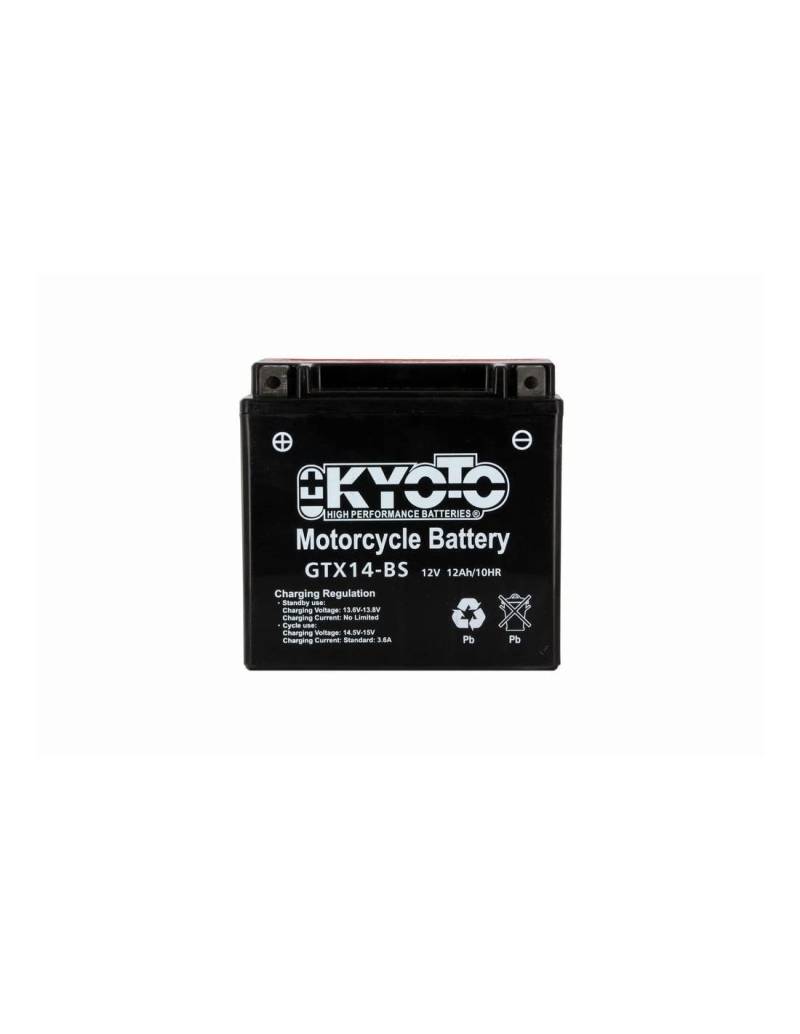 Kyoto Batterie GTX14-BS Ersatzakku für Piaggio MP3 LT SPORT 500 2011/2013 von Kyoto