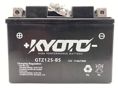 Kyoto Batterie GTZ12S-BS Motorradbatterie für BMW C650 GT 650 2012 von Kyoto