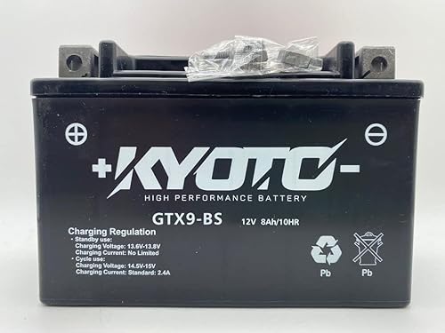 Kyoto Battery GTX9-BS Ersatzakku für Yamaha VP X City (SE431) 125 2008-2015 von Kyoto