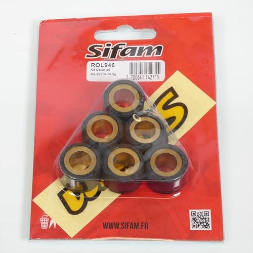 Variomatikgewichte 20x15 - 15,50g 6 Stück Variomatikgewichte 20x15 - 15,50g 6 Stück von Sifam