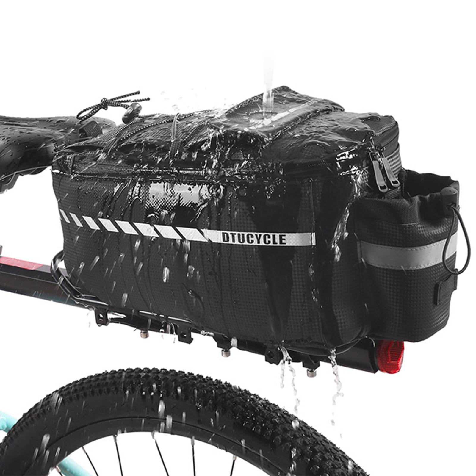 Kytpyi Fahrradtasche, Fahrradtaschen für Gepäckträger, 10L wasserdichte Fahradtasche mit 1 Verstellbarer Schultergurt Reflexband, Strapazierfähig Fahrradtasche Gepäckträger für MTB Elektrofahrrad Kytpyi Fahrradtasche, Fahrradtaschen für Gepäckträger, 10L wasserdichte Fahradtasche mit 1 Verstellbarer Schultergurt Reflexband, Strapazierfähig Fahrradtasche Gepäckträger für MTB Elektrofahrrad von Kytpyi