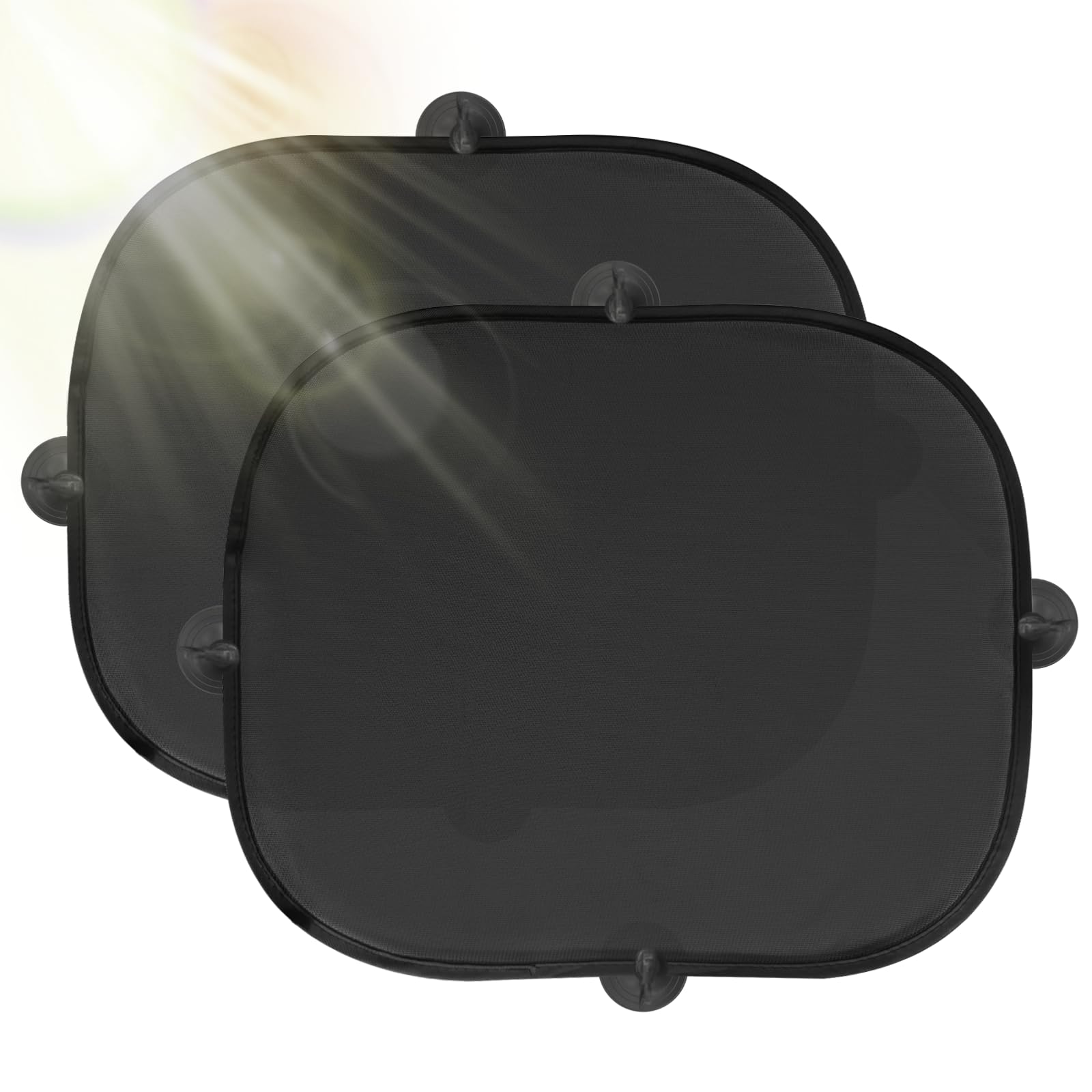 2pcs Sonnenschutz Auto Baby, Universeller Auto Sonnenblende mit UV Schutz, 44x35cm Sonnenblende mit 8 Saugnäpfen, passend für die meisten Autos 2pcs Sonnenschutz Auto Baby, Universeller Auto Sonnenblende mit UV Schutz, 44x35cm Sonnenblende mit 8 Saugnäpfen, passend für die meisten Autos von Kyzuzia